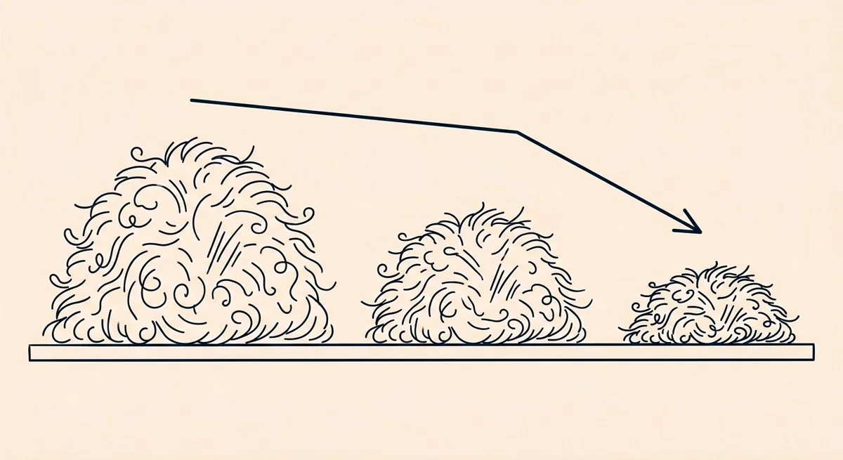 Cinq formes géométriques alignées : bassine, triangle, carré contenant un cercle, fer, cercle