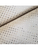 Tissu, Losanges Lurex, Laize 130 cm, Viscose et Lin 179g/m²