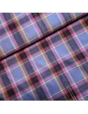 Tissu, Madras Lurex, Violet Rose, Laize 145 cm, 93% Coton 7% Lurex