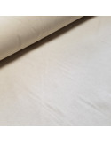 Tissu, Cretonne de Coton Unie, Écru, Laize 150 cm, 100% Coton 150g/m²
