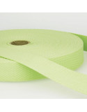 Sangle coton, 30mm, vert clair