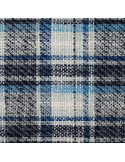 Tissu style Chanel, carreaux bleus