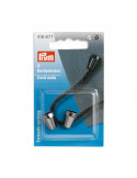 Embouts de cordon coniques, Prym, Noir
