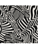 Tissu, Jersey Graphique, Noir & Blanc, Laize 150 cm, Viscose Stretch Oeko-Tex