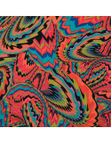 Tissu, Imprimé Psychédélique, Multicolore, Laize 150 cm, 52% Viscose 48% Coton 85g/m²