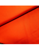 Tissu, Popeline de Coton Unie, Orange Tangerine, Laize 150 cm, 100% Coton 195g/ml
