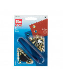Œillets, Prym, Doré, Ø 4 mm, Laiton inoxydable
