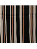 Tissu, Microfibre Satinée Rayures, Caramel, Laize 145 cm, 100% Polyester