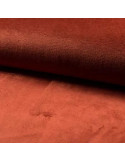 Tissu, Polaire Doudou Uni, Terra Cotta, Laize 150 cm, 100% Polyester 290g/m²