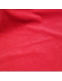 Tissu, Velours Milleraies Uni, Rouge, Laize 135 cm, 97% Coton 3% Elasthanne