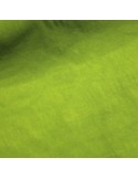 Tissu, Velours Milleraies Uni, Vert Pomme, Laize 135 cm, 97% Coton 3% Élasthanne