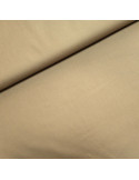 Tissu, Popeline de Coton Unie, Marron Clair, Laize 150 cm, 100% Coton 195g/ml