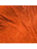 Tissu, Velours Larges Côtes Envers Fourrure, Orange Intense, Laize 150 cm, 92% Polyester 8% Polyamide 645g/m²
