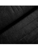 Tissu, Polaire Unie, Noir Intense, Laize 150 cm, 100% Polyester