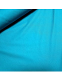 Tissu, Cretonne de Coton Unie, Bleu Turquoise, Laize 150 cm, 100% Coton 150g/m²