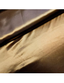 Tissu, Doublure Satin Unie, Beige Doré, Laize 150 cm, 100% Polyester