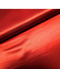 Tissu, Doublure Satin Unie, Rouge Vif, Laize 150 cm, 100% Polyester
