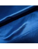 Tissu, Doublure Satin Unie, Bleu Roi, Laize 150 cm, 100% Polyester