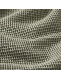 Tissu, Nid d'Abeille Uni, Kaki, Laize 150 cm, 100% Coton 230g/ml