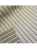 Tissu, Jacquard Toile Matelas Réversible, Kaki, Laize 140 cm, 60% Polyester 40% Coton 330g/m²