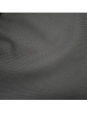 Tissu, Toile à Sac, Gris Anthracite, Laize 150 cm, Polyester Enduit PVC
