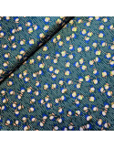 Tissu, Viscose Imprimée Fleurs Lurex, Multicolore, Laize 142 cm, 100% Viscose 156g/ml