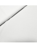 Tissu, Crêpe Mousseline Uni, Blanc Pur, Laize 147 cm, 100% Polyester