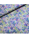Tissu, Viscose Imprimée Motif Fleuri, Laize 140 cm, 100% Viscose 113g/m²