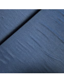 Tissu, Viscose Chambray Uni, Bleu Moyen, Laize 145 cm, 100% Viscose 190g/m²