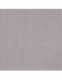 Tissu, Popeline de Coton Rayures, Gris & Blanc, Laize 150 cm, 100% Coton