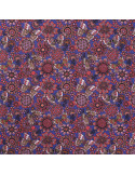 Tissu, Popeline de Coton Papillons, Tons Violets, Laize 150 cm, 100% Coton 75g/m²