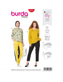 Patron Burda 6151 Sweat-shirt à manches raglan