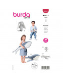 Patron Burda Enfants 6044 Peluches Lapin et Baleine