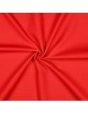 Tissu, Canvas Uni, Rouge Vif, Laize 140 cm, 100% Coton 322g/m²