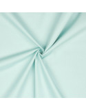 Tissu, Popeline de Coton Unie, Vert Menthe Clair, Laize 150 cm, 100% Coton 195g/m²