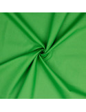 Tissu, Popeline de Coton Unie, Vert Prairie, Laize 150 cm, 100% Coton 130g/m²