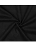 Tissu, Suédine Scuba Stretch Uni, Noir, Laize 150 cm, 96% Polyester 4% Spandex 280g/m²