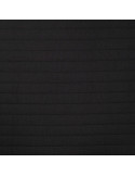 Tissu, Matelassé Léger Rayures, Noir, Laize 140 cm, 99% Polyester 1% Elasthanne
