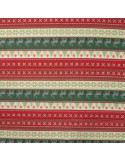 Tissu, French Terry, Motif Nordique, Laize 150 cm, Coton Stretch Oeko-Tex