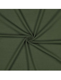 Tissu, Jersey de Coton Uni, Vert Forêt, Laize 145 cm, Coton Stretch Oeko-Tex