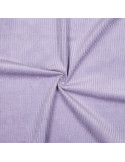 Tissu, Velours Larges Côtes, Lilas, Laize 142 cm, 100% Coton 280g/m²