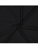 Tissu, Viscose Unie, Noir, Laize 142 cm, 100% Viscose 156g/m²