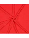 Tissu, Viscose Unie, Rouge Éclatant, Laize 142 cm, 100% Viscose 156g/ml