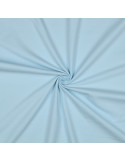 Tissu, Jersey de Coton Uni, Bleu Clair, Laize 145 cm, Coton Stretch Oeko-Tex