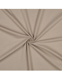 Tissu, Jersey de Coton Uni, Beige Naturel, Laize 145 cm, Coton Stretch Oeko-Tex