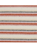 Tissu, Jersey Rayé, Gris Rose Beige, Laize 175 cm, Polyester Coton
