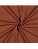 Tissu, Popeline de Coton Unie, Marron Chocolat, Laize 150 cm, 100% Coton 125g/m²