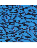 Tissu, Viscose Léopard, Bleu, Laize 145 cm, 100% Viscose 105g/m²
