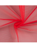 Tissu, Tulle Rigide Uni, Rouge Classique, Laize 145 cm, Polyamide 18g/m²