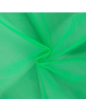 Tissu, Tulle Rigide Uni, Vert Fluo Intense, Laize 145 cm, Polyamide 18g/m²
